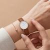 BUREI womens wristwatch analog quartz waterproof leather band simple stylish brand casual popular lightweight female student business work commuting