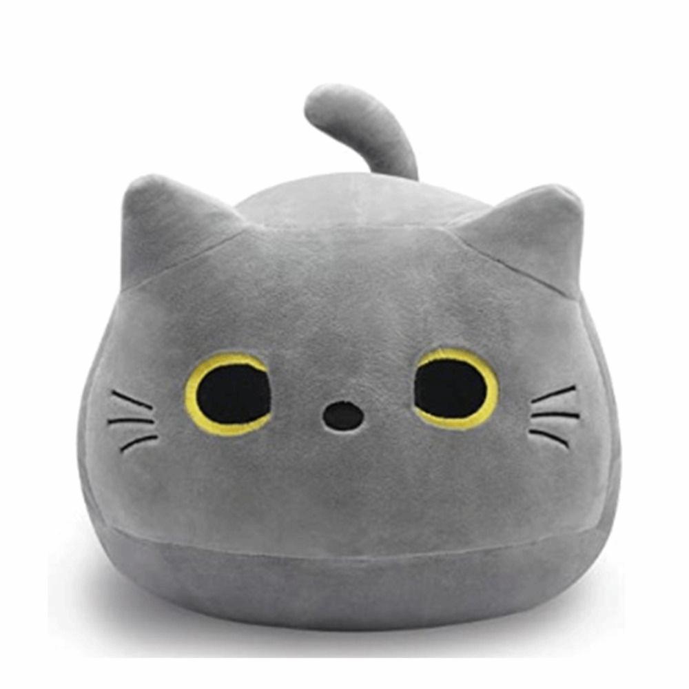 Cartoon Cat Head Cuddly Pillow Cushion Doll 10/30CM Plushie Stuffed Toys Soft Small Pendant  Girl