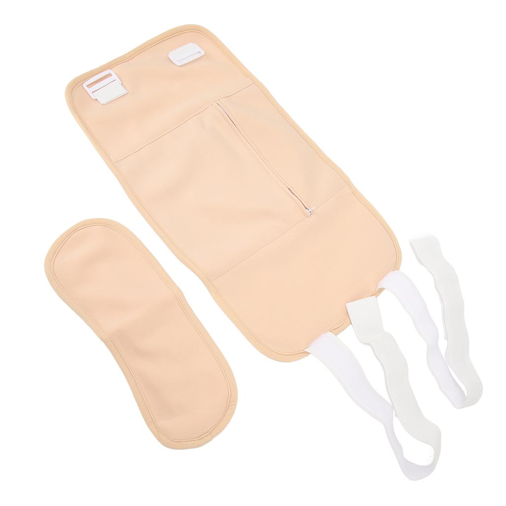Castor Oil Packs Skin Friendly Adjust Size Reusable Washable Castor Oil Wrap for Neck Waist Skin Color