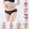 Damen Sexy Spitze Splice Slips Höschen Dessous Mesh Unterwäsche