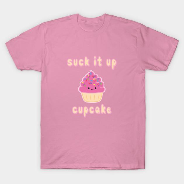 T Shirt Women Suck It Up Strawberry Cupcake Harajuku Print Kawaii Tshirt Summer Short Sleeve Female T-Shirt Top Tee