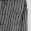 INCERUN Men Casual Loose Lapel Long Sleeve Striped Print Shirts Tops