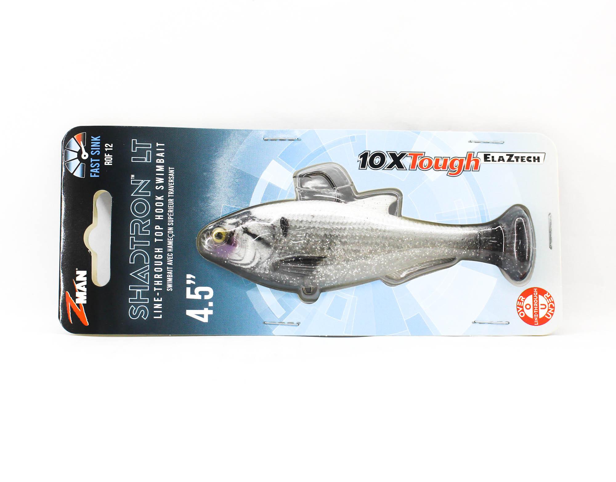 Zman Soft Lure Shadtron LT Swimbait 4.5 Inch Sight Flash (0424)