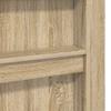 Loft Bed Frame with Desk Sonoma Oak Finish 75 x 190 cm