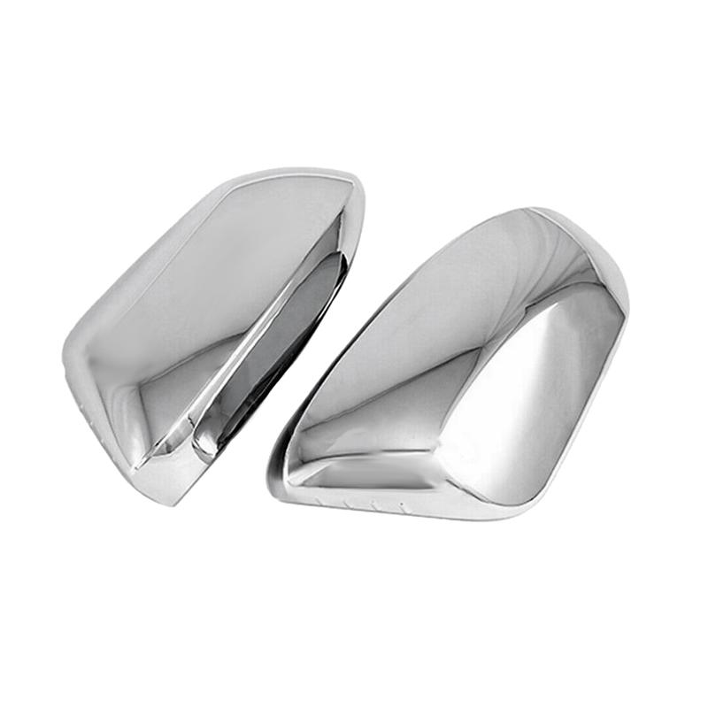 1 Pair Chrome Side Door Rearview Mirror Cover Trim Cap Car Accessories Silver For Toyota Corolla -