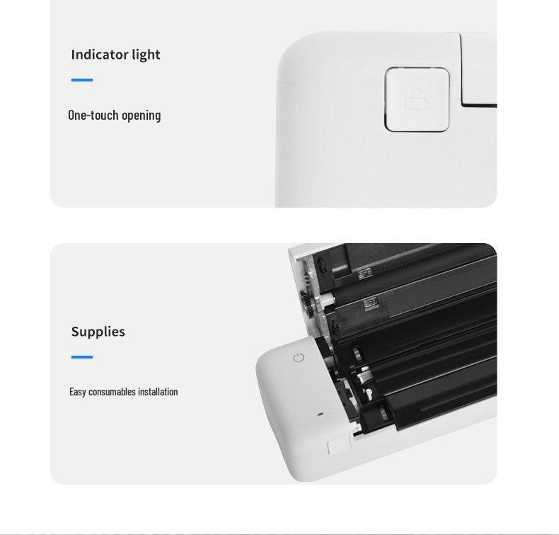 MT800Q Portable Wireless A4 Printer: Home & Student Use