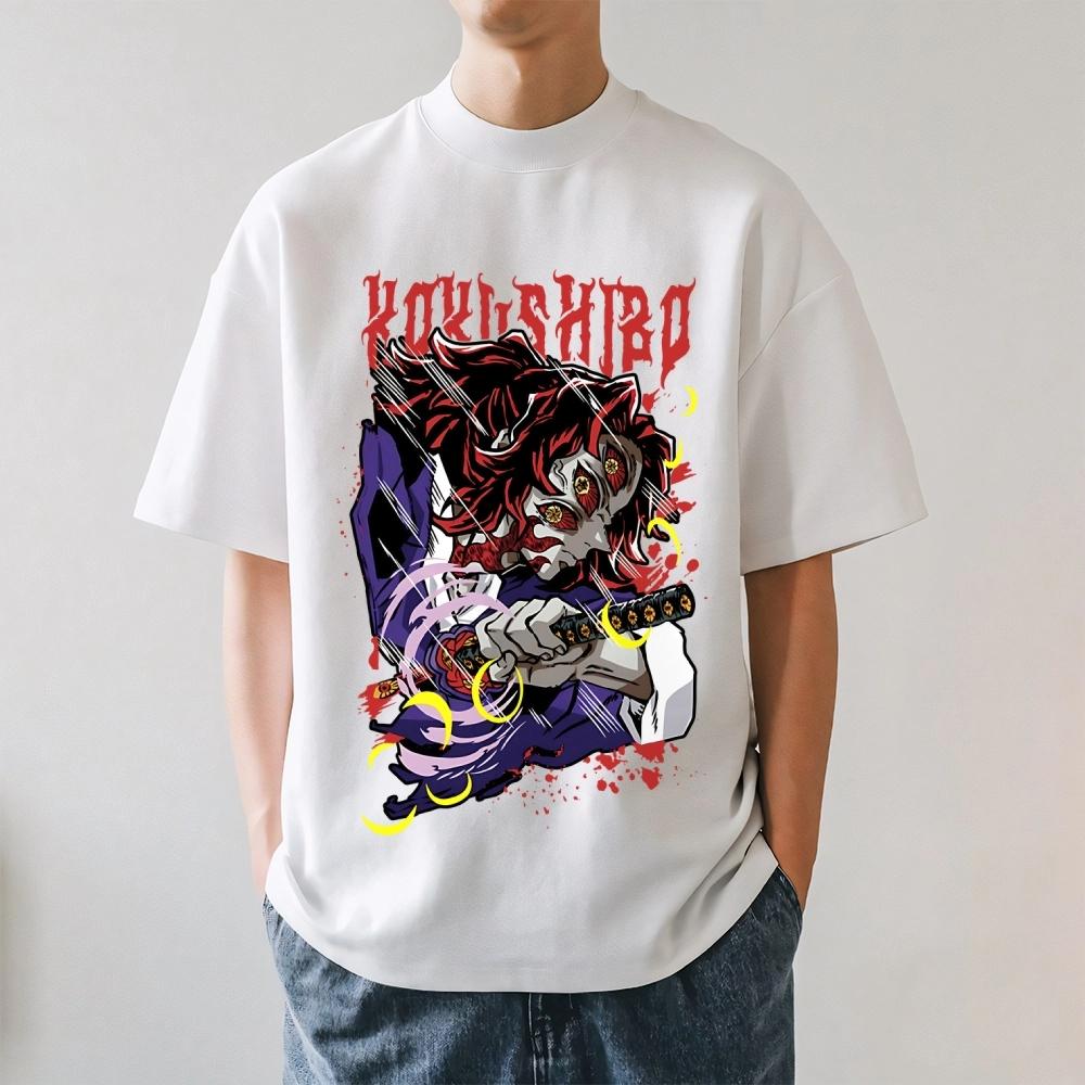 2026 New Demon Slayer Japanese Style Classic Print Tshirt Short Sleeve Tshirt Mens and Womens Tshirt Mens Tops