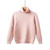 Kids Girls Thick Fleece Lined High Neck Knit Sweater Warm Pullover Base Layer