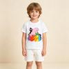 Cute Barbapapa Print Cartoon Baby Short Sleeves New Men Women Tee Adults Children Boy Gril Top Kids Parent Child Cotton Tshirt