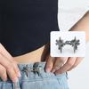 Buckle Four Pointed Star Waist Buckle Decorative Buttons No Sewing Nail-free Detachable Button for Jeans Waist Adjustment Tools