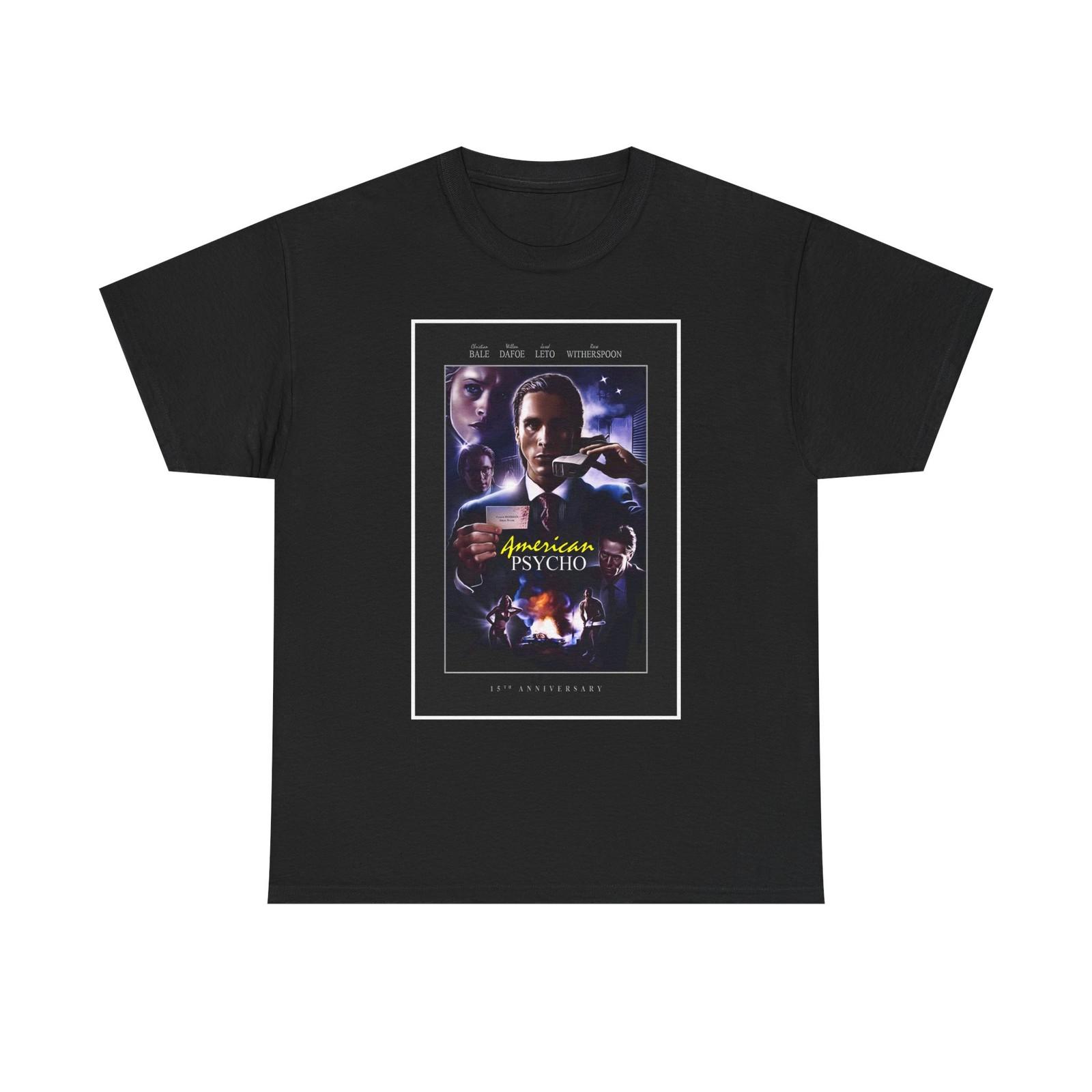 American Psycho Movie Tee Unisex Heavy Cotton Tee Patrick Bateman XXXXL