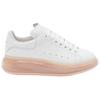 (WMNS) Alexander McQueen Oversized Sneaker 'White Rose Gold' Women's 611698WHYBY9053