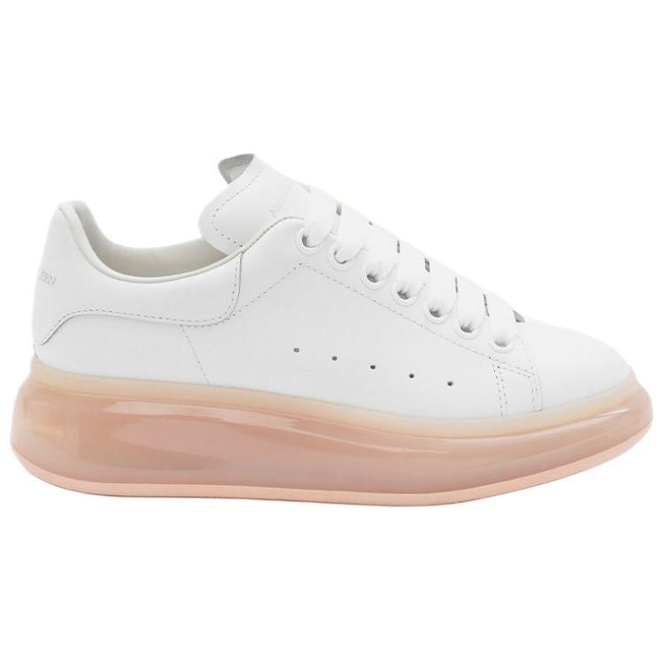(WMNS) Alexander McQueen Oversized Sneaker 'White Rose Gold' Women's 611698WHYBY9053