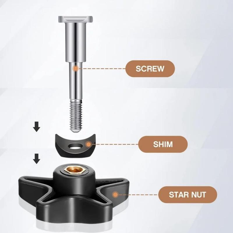 Hexagonal Head Hand-Tightened Bolts with Rubber Washers - Replacement Parts