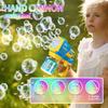 New Space Electric Automatic Bubble Machine Bubble Gun Summer Beach Bathing Outdoor Games Children Fantasy Kids Bubble Toy