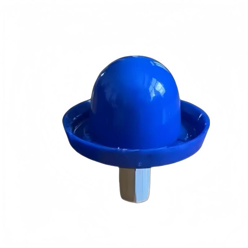 Blue Automatic Water Bowl 52Mm Diameter 8Mm Thread For Cattle Sheep Goat Farm Watering