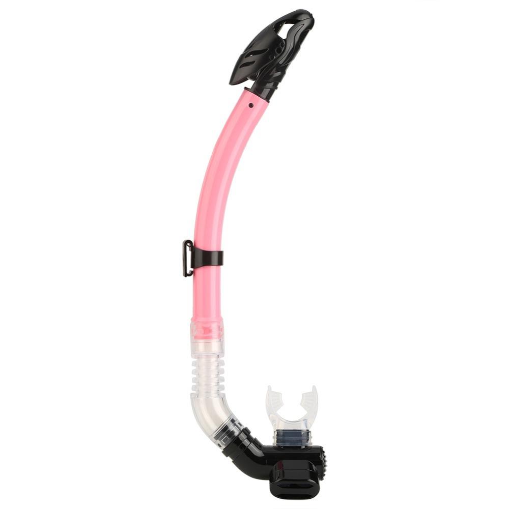 Easy Breathe Swimming Snorkel Silicone Mouthpiece Diving Snorkel  Water Diving розовый