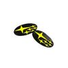2Pcs Acrylic Car Styling Front Hood Rear Trunk Logo Emblem Badge Sticker for Subaru Forester 2017 2018 2021 2025 Accessories ndj6