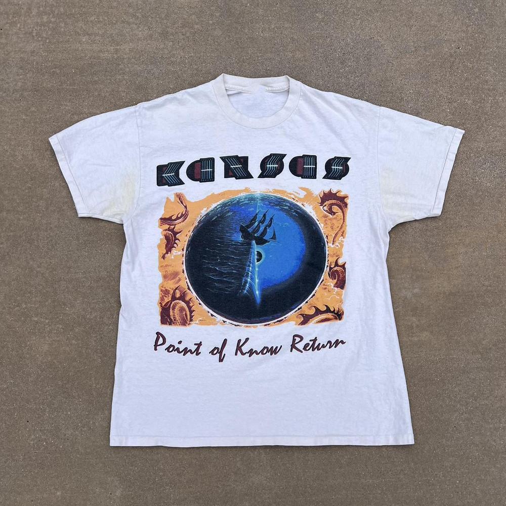 Rare! Kansas Band T Shirt Full Size S to 5XL Unisex T-Shirt XXXL