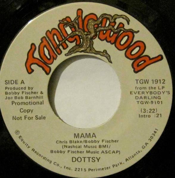 

7inch Record DOTTSY - Mama TGW1912 Tanglewood 1982 US Folk Used