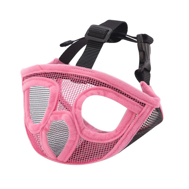 Outdoor Prevent Stealing Biting Dog Muzzle for Dogs Mesh Breathable French Bulldog Pug Face Mask Mascotas Accessories Products