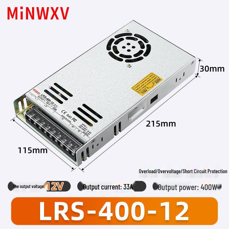 LRS Ultra-thin Switching Power Supply Transformer 220V to 12V/24V DC, Available in 35W/50W/100W/250W/600W Variants