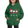 Sweatshirts For Teen Girls Hoodies Long Sleeve Drawstring Pullover Cute Printed Oversized Hoodie Christmas