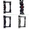 UniversalPlastic Motorcycle License Plate Frame Cover Number Plates Holder Frame Skull Head License Plate Frame