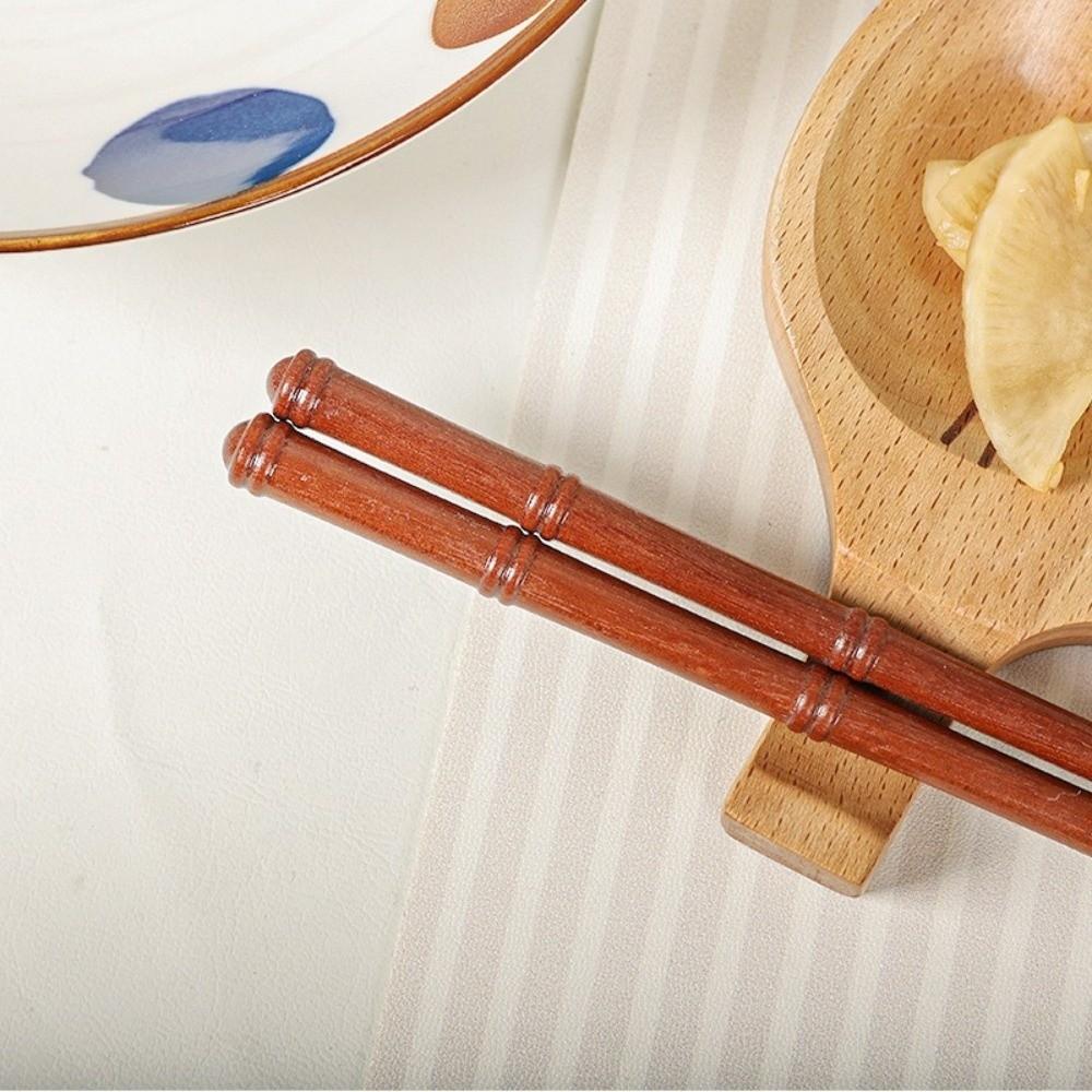 1 Par Hashis de Madeira de Cor Sólida Estilo Japonês Hashis Pontiagudos Hashis de Sushi de Alta Qualidade