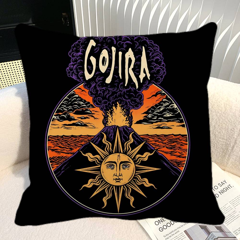Goth GGojira Various Art Pillow Case Square Pillow Bedroom Sofa Leisure Comfort Cushion Car Home Decoration