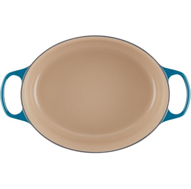 Чугунная жаровня Le Creuset Signature овальная 31 см глубина тил 6,3 л (21178316422430)
