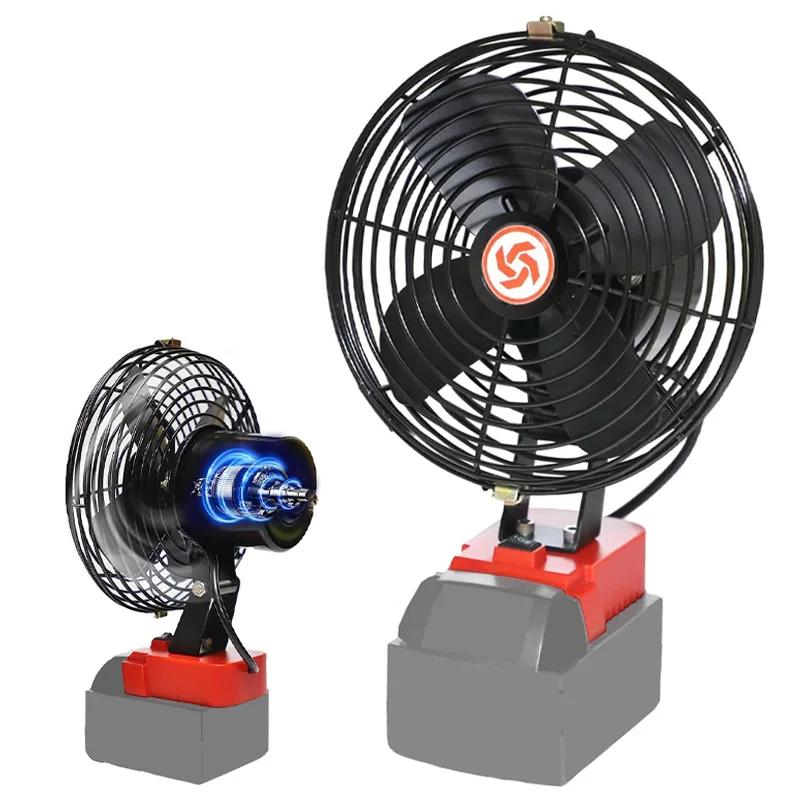 NEW Portable Strong Wind Fan For Milwaukee/Dewalt/Makita 20V 18V Li-Ion Battery 2-Speed Cooling Fan for Outdoor Working Camping