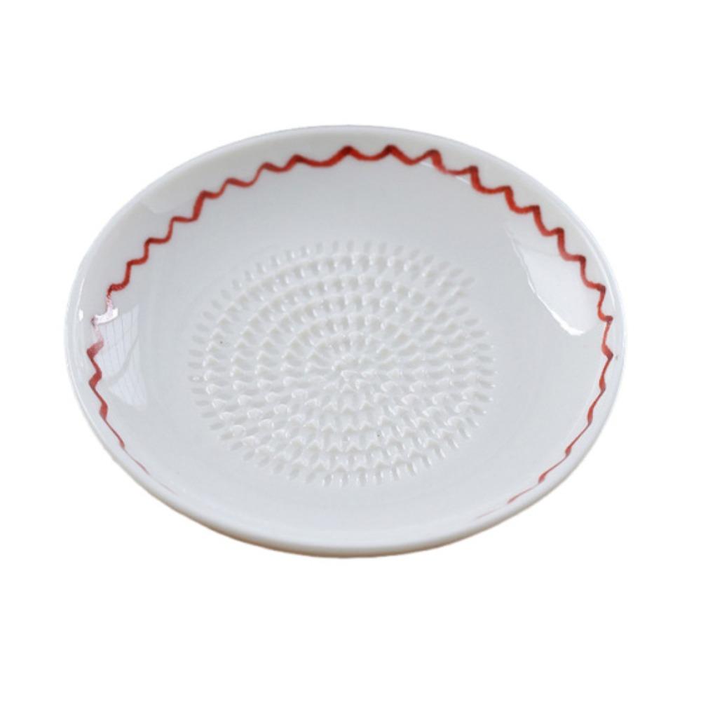 Non-Slip Garlic Ginger Grater 2-in-1 Tomato Grater Dish Cheese Carrot Fruits Vegetables Style B