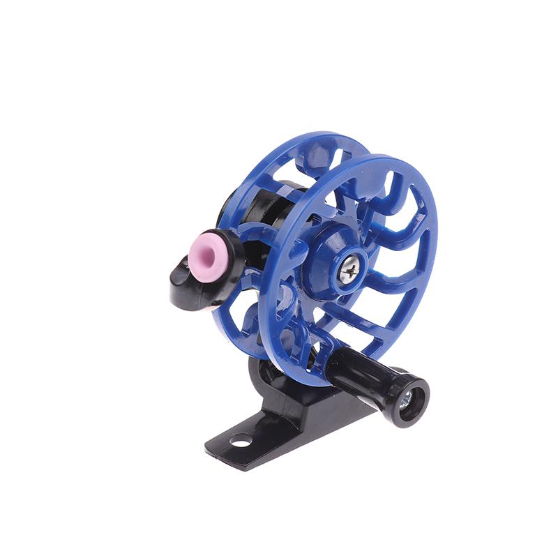 Abs Plastic Vertical Fish Reel For Carp Fishing Spool Fishing Tackle Gear Fishing Reel Lightweight Fishing Tackle синий