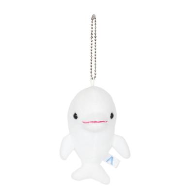 [Aqua] Plush Toy Marine Anywhere Friends Keychain Beluga Whale 00080079
