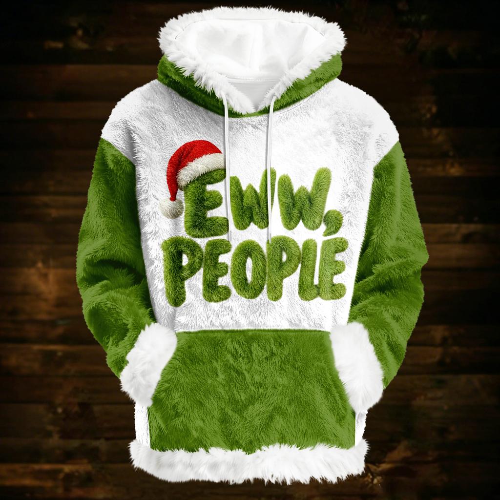 Hettegensere for kvinner Oversized Vinter Plysj Søte Gensere Pullover Trendy Høst Vinter Klær