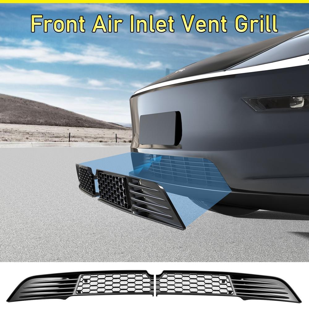 Front Grill Guard Grille Inserts Mesh for Tesla Model Y Juniper Launch Model 3 2026 2026 Air Inlet Vent Cover Bumper Accessories