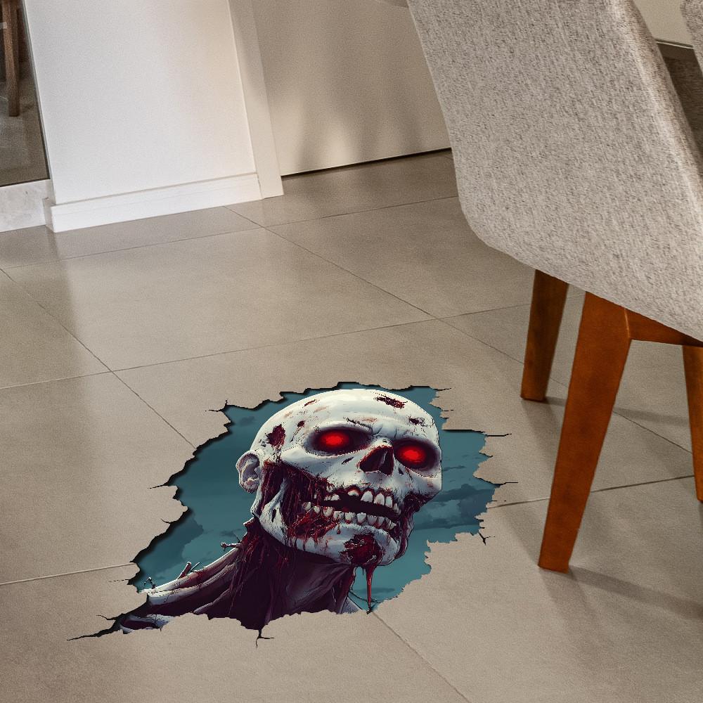 Halloween Horror Zombie Floor Stickers Bedroom Living Room Decoration Home