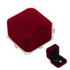 Rounded Flannel Jewelry Box for Rings, Earrings, Pendants, Bracelets, Bangles, and DIY Packaging.