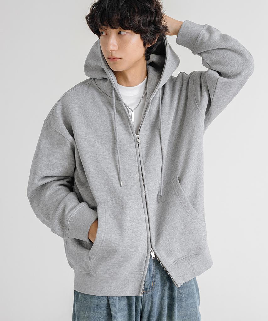 Lemain Second 2-Way Oversized Sweat Zip-Up_3 Colors