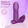 Giocattoli Sessuali per Adulti APP Vibratore a Spinta per Donne Stimolatore Clitorideo Vaginale Telescopico Indossabile Dildo Punto G Strumenti per Masturbazione Femminile Uovo Vibrante