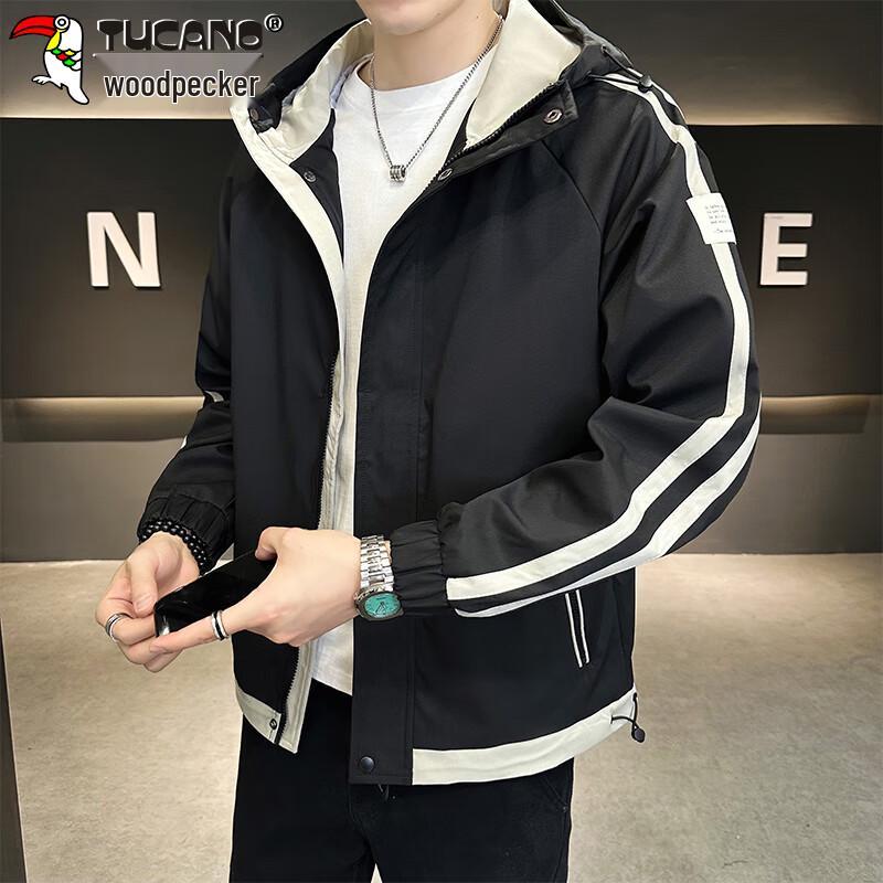 Tucano Men's Hooded Workwear Casual Jacket