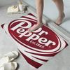 D-Dr Pepper Entrance Door Mat Nordic Style Bedroom Living Room Doormat Home Balcony Anti-Slip Modern Home Decor