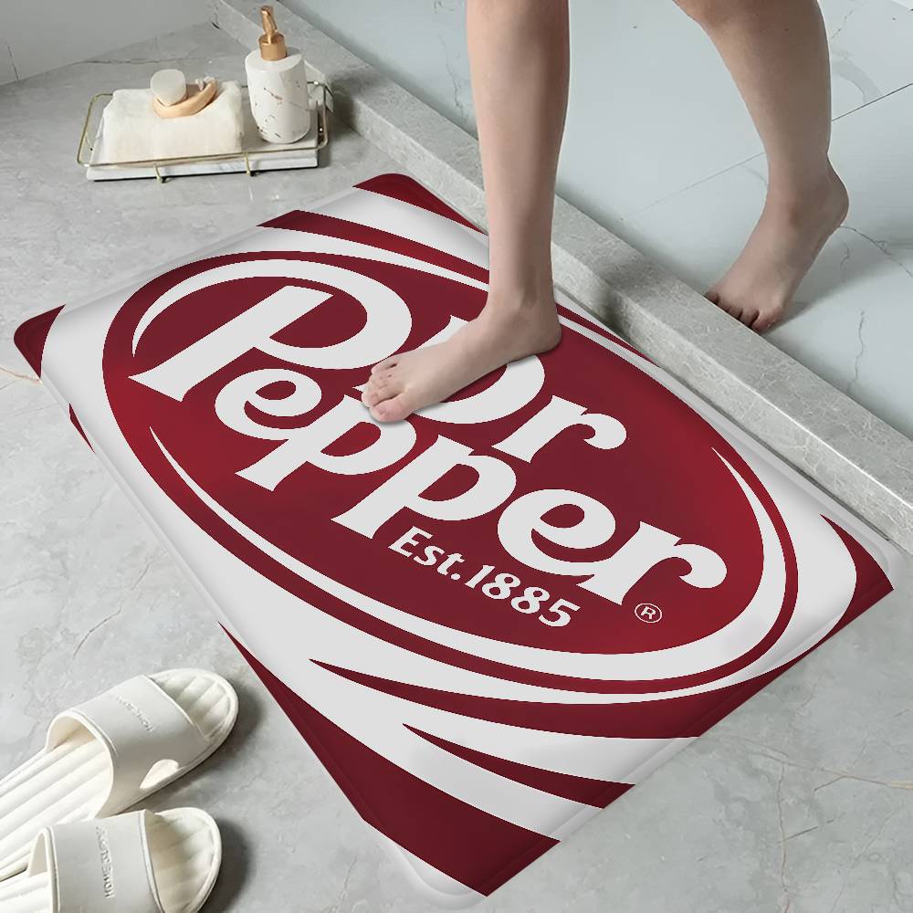 D-Dr Pepper Entrance Door Mat Nordic Style Bedroom Living Room Doormat Home Balcony Anti-Slip Modern Home Decor