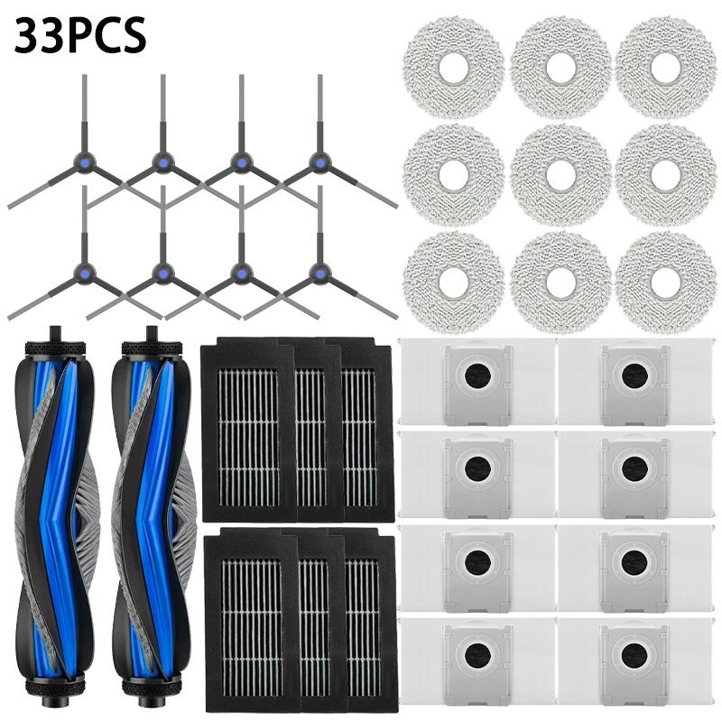 For ECOVACS T50 PRO OMNI / T50 OMNI Robot Vacuum Spare Parts Main Side Brushes Mop Cloths HEPA Filters Dust Bags Accessories