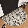 Semicircle Living Room Carpet Bedroom Luxury Carpet Minimalist Style Sofa Carpet Coffee Table Rug Floor Mat Home Decoration