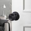 Stainless Steel Door Knob Indoor Home Office Bedroom Bathroom Silent Privacy Door Lock Matte Black Interior Door Handle Replacement
