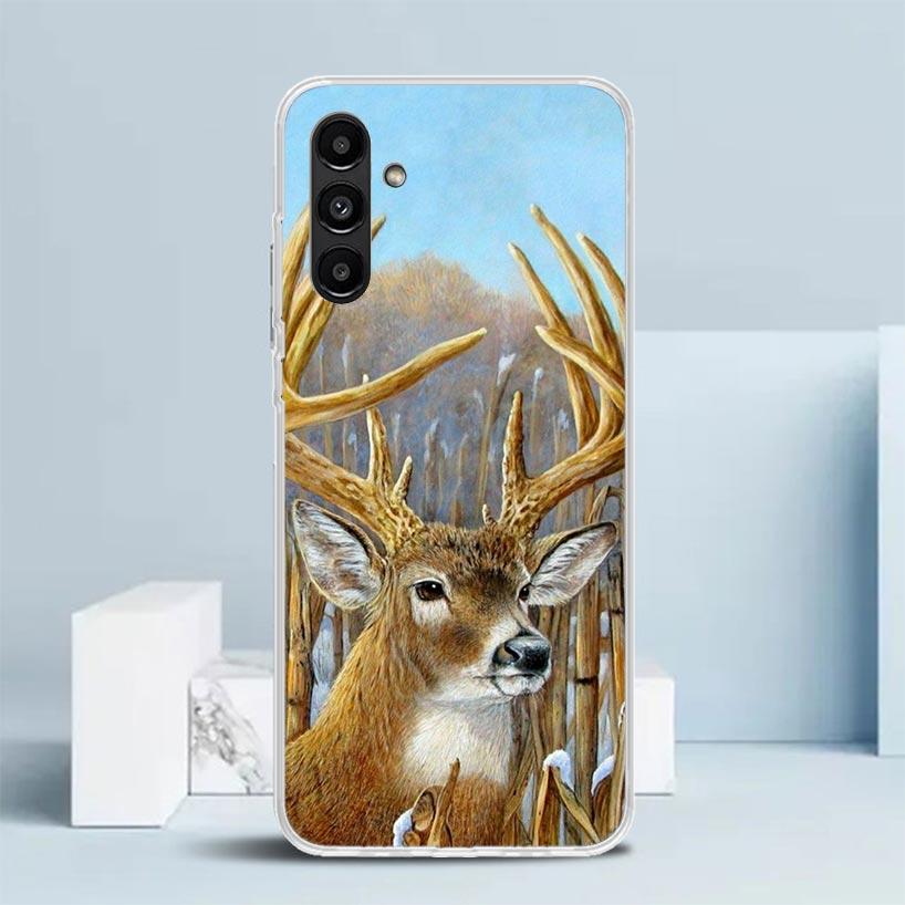 Lovecký maskáčový kryt na telefon pro Samsung Galaxy A17 A37 A57 A16 A15 A14 A13 A56 A55 A54 A53 A36 A35 A34 A33 A26 A25 A24 A23 Gala