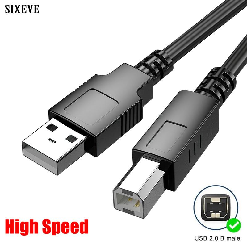 

High Speed USB Cable For Canon Brother Hp Epson Samsung Lenovo 3D Label Printer Scanner Electronic Piano Organ Type A To B 3m 5m 3m