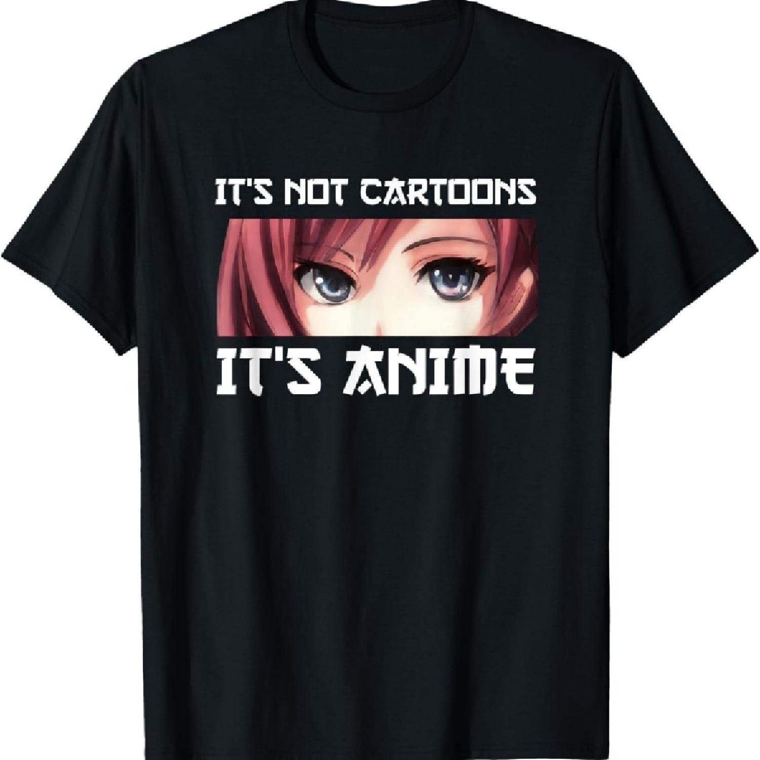 

It s Not Cartoons It s Anime T-Shirt XXXXXL чорний
